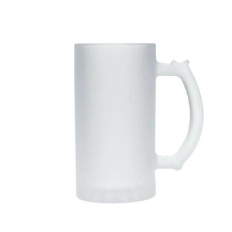 16oz glass beer mug