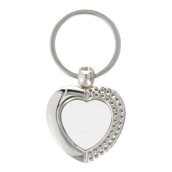 Keychain Heart shape - 23 x 21 mm