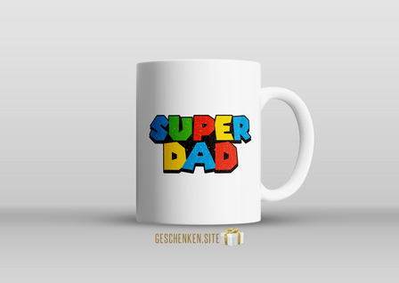 Super Dad Mok 11oz Wit 