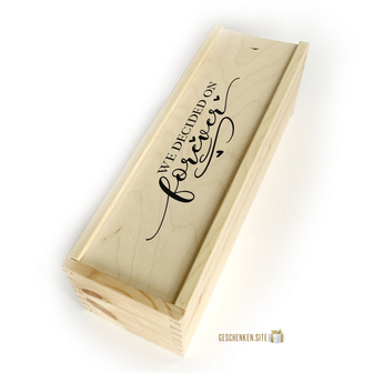 we decided on forever-01 Wine box 1-compartment