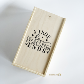 a true love story never ends-01 Wine box 2-compartment