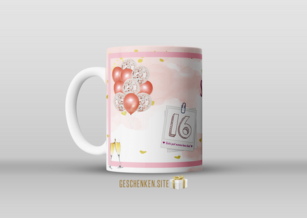 Sweet 16 Mug 11oz White 