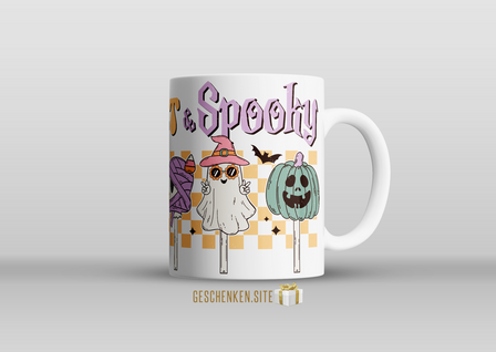 RHLW007-Sweet &amp; Spooky Mug 11oz White