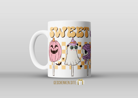 RHLW007-Sweet &amp; Spooky Mug 11oz White