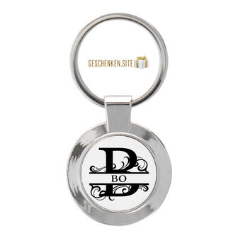 B Keychain Round - 35 mm