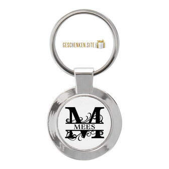 M Keychain Round - 35 mm