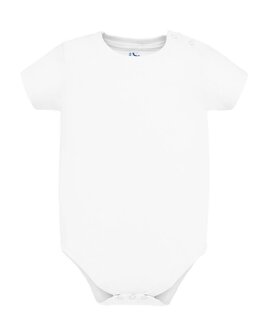 Single Jersey Baby Body - White