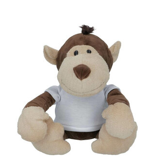 Plush monkey with T-Shirt - 23 cm