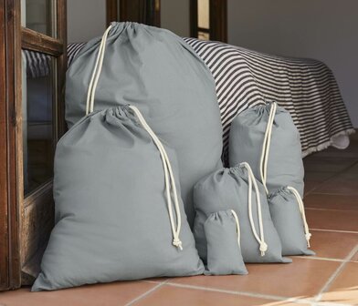 Cotton Stuff Bag Pure Grey - M