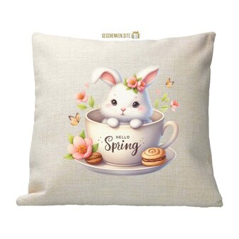 Rabbit Hello Spring Pillowcase 