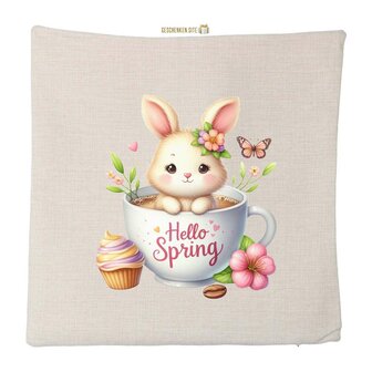 Rabbit 2 Hello Spring Pillowcase 