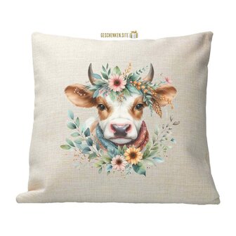 Spring Cow Pillowcase 