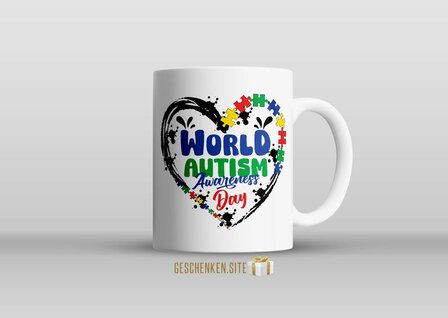 World Autism Day Mug 11oz White