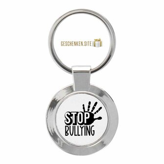 Stop bullying Keychain Round - 35 mm