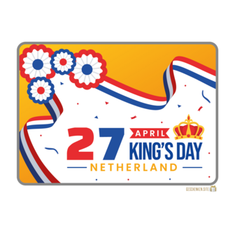 King&#039;s Day 1 Tin - 198 x 128 x 70 mm