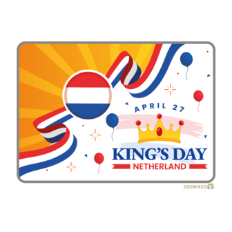 Koningsdag 5 Blik - 198 x 128 x 70 mm