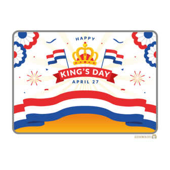 King&#039;s Day 7 Tin - 198 x 128 x 70 mm