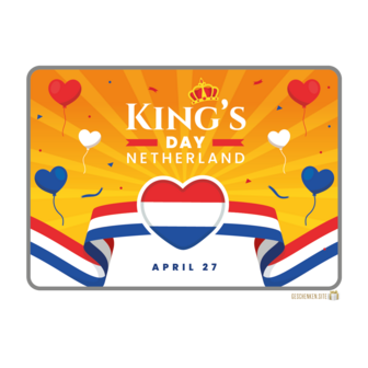 King&#039;s Day 8 Tin - 198 x 128 x 70 mm