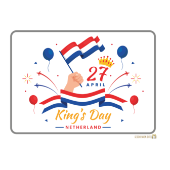 Koningsdag 9 Blik - 198 x 128 x 70 mm