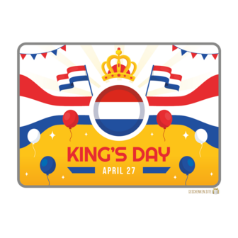 King&#039;s Day 12 Tin - 198 x 128 x 70 mm