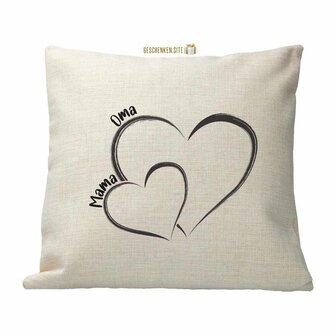 Grandma &amp; Mama Pillowcase - Polylinen - 40 x 40 cm