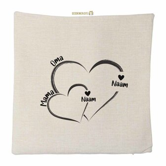 Grandma &amp; Mama 1 Pillowcase - Polylinen - 40 x 40 cm