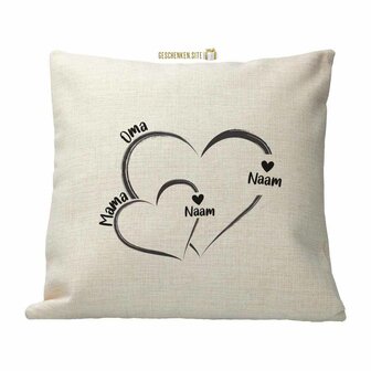 Grandma &amp; Mama 1 Pillowcase - Polylinen - 40 x 40 cm