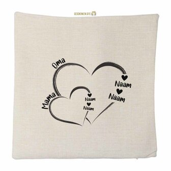 Grandma &amp; Mama 2 Pillowcase - Polylinen - 40 x 40 cm