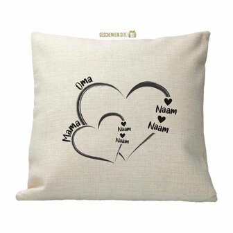 Grandma &amp; Mama 2 Pillowcase - Polylinen - 40 x 40 cm