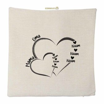 Grandma &amp; Mama 3 Pillowcase - Polylinen - 40 x 40 cm