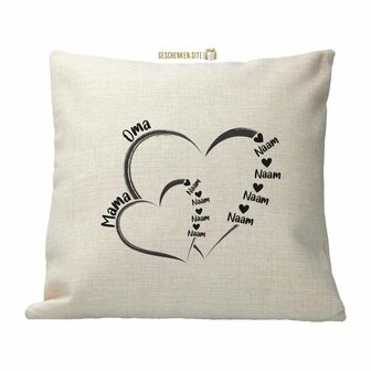 Grandma &amp; Mama 4 Pillowcase - Polylinen - 40 x 40 cm