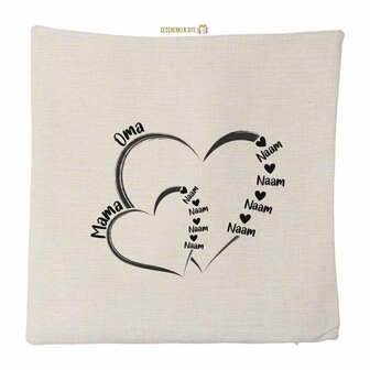 Grandma &amp; Mama 4 Pillowcase - Polylinen - 40 x 40 cm