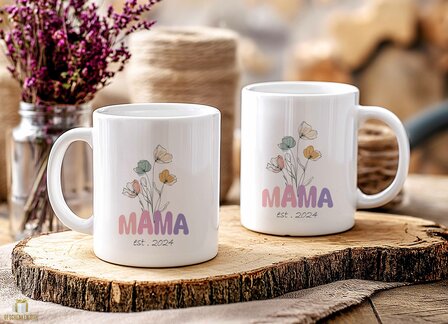 Mama Wildflower (1) Mug 11oz White