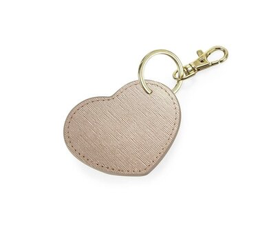 Rose Goud Boutique Heart Key Clip