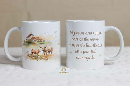 Cows My cows aren&#039;t just part of the farm; Mug 11oz White