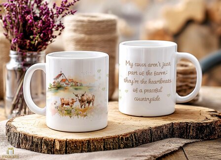 Cows My cows aren&#039;t just part of the farm; Mug 11oz White