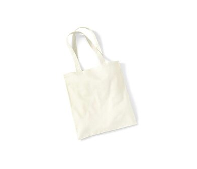 Recycled Cotton Tote met Geboortebloem Opdruk