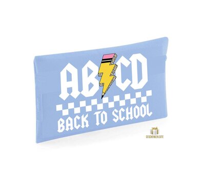 abcd back to school Etui - Sky Blue