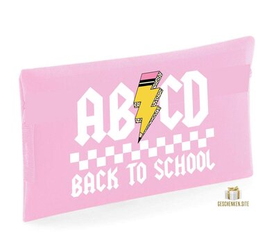 abcd back to school Etui - Classic pink