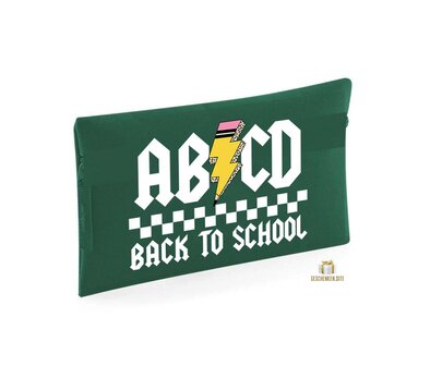 abcd back to school Etui - Bottle green