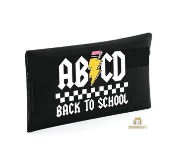 abcd back to school Etui - black