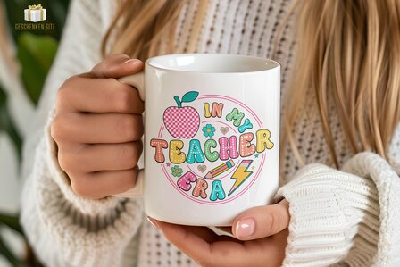 In My Teacher Era - Mok 11oz Wit - Premium Kwaliteit