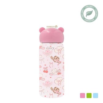 Coquette1 Stainless steel thermos bottle for children pink