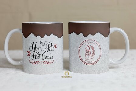 North Pole Hot Cocoa, Guaranteed Authentic - Mug 11oz White