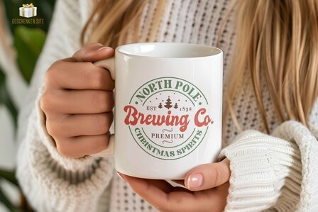 North Pole Christmas Spirits. Brewing Co. est 1832 - Mug 11oz