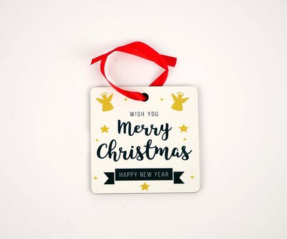 Square Christmas ornaments