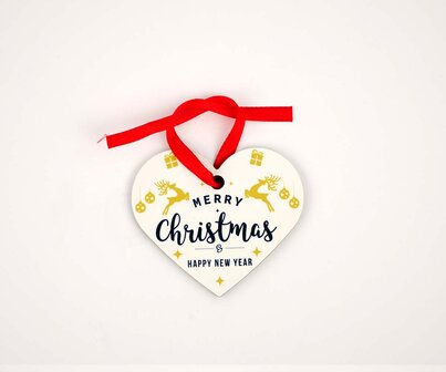 Heart Christmas ornaments