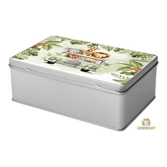 Jungle Safari Design - Tin - 198 x 128 x 70 mm