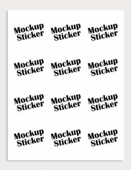 Stickervel A4 &ndash; Volledig Personaliseerbaar