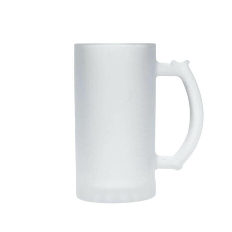 16oz glass beer mug